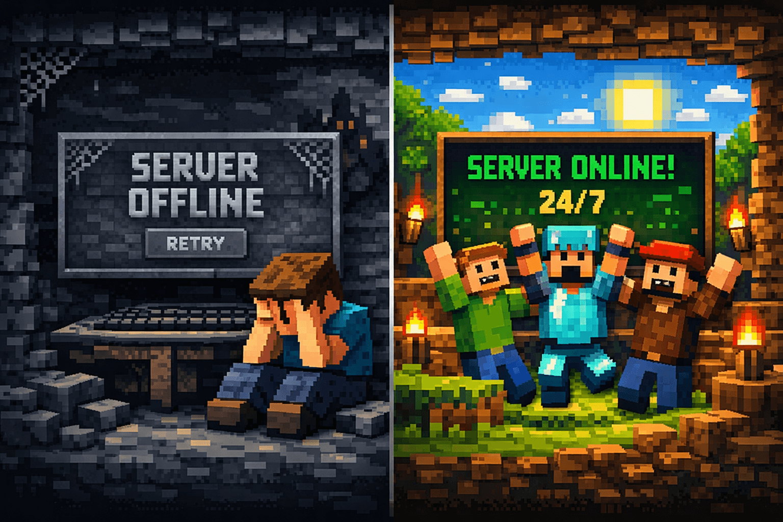 Aternos Auto-Offline Problem